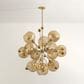Troy Lighting Ellory 46" 13-Light Chandelier in Patina Brass, , large