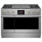 Monogram 48" Dual-Fuel Professional Range with 4 Burners, Grill and Griddle in Stainless Steel, , large