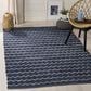 Safavieh Montauk 3" x 5" Turquoise, Navy Blue and Black Area Rug, , large