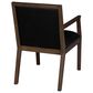 Regency Global Sourcing Regent WallGuard Guest and Reception Side Chair with Black Cushion in Neo Walnut, , large