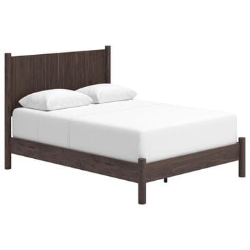 Ashley Pamytta Queen Panel Bed in Rich Brown, , large