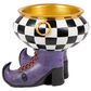 The Gerson Company 8.8" Resin Halloween Witch"s Cauldron in Black, White and Orange, , large