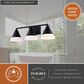 Vaxcel Winthrop 3-Light Bathroom Vanity in Matte Black, , large