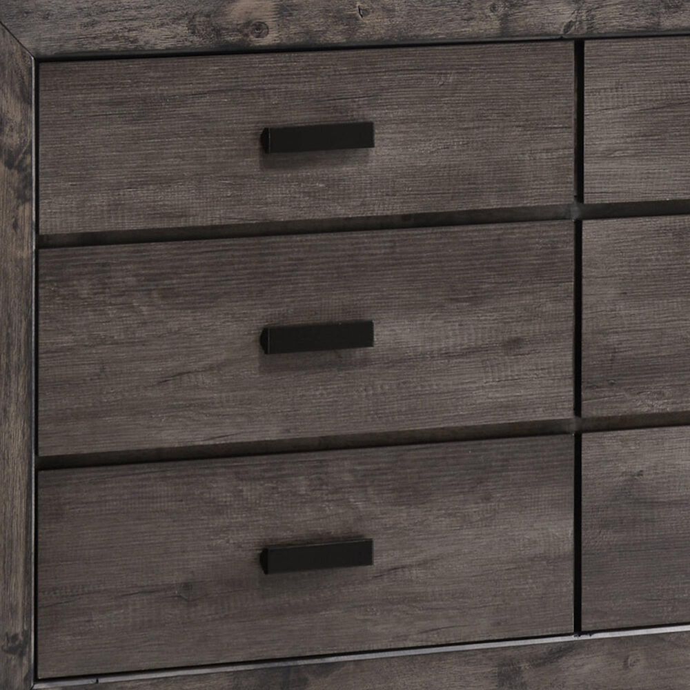 Mayberry Hill Nathan 6-Drawer Dresser in Distressed Gray, , large