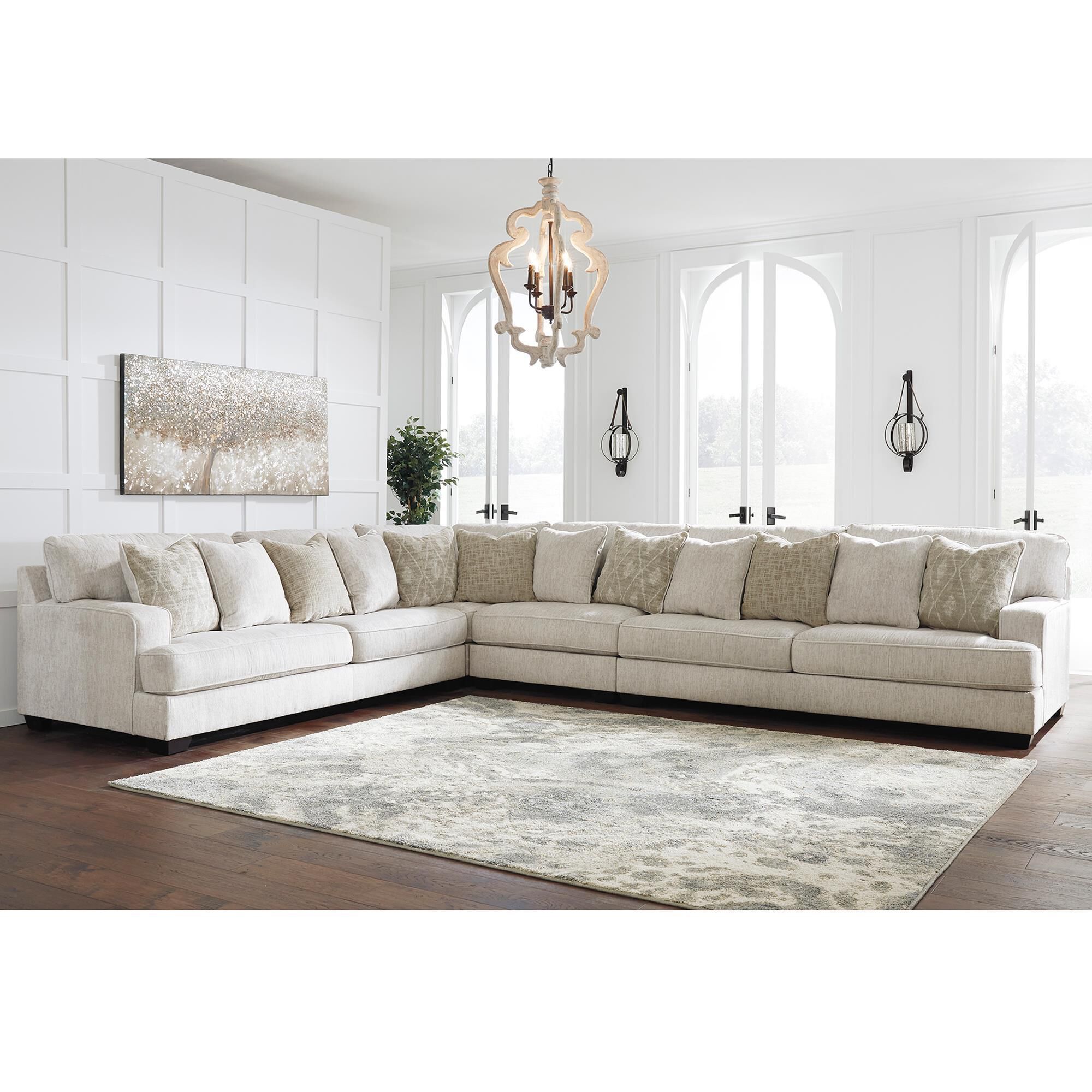 Ashley furniture reversible sectional sale