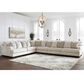 Signature Design by Ashley Rawcliffe 4-Piece Reversible L-Shaped Sectional Set in Parchment, , large