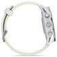 Garmin Forerunner 970 47 mm Titanium Case with Whitestone and Translucent Amp Yellow Band, , large