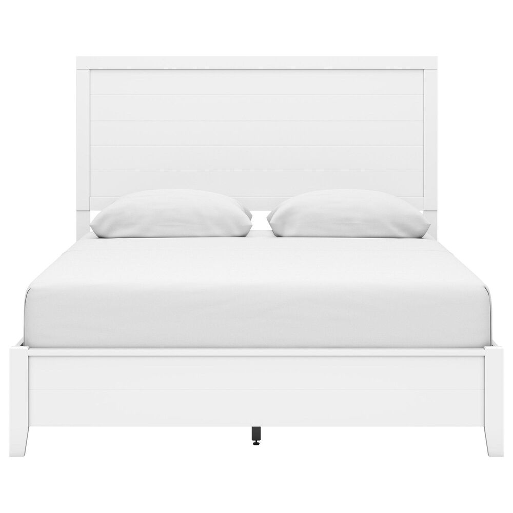 Ashley Binterglen 5-Piece Queen Panel Bedroom Set in White, , large
