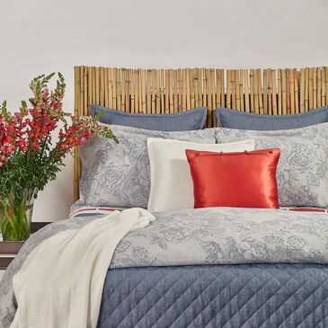 Ann Gish Art Of Home 4-Piece King Faux Linen Coverlet Set In Stonewash Blue, , large