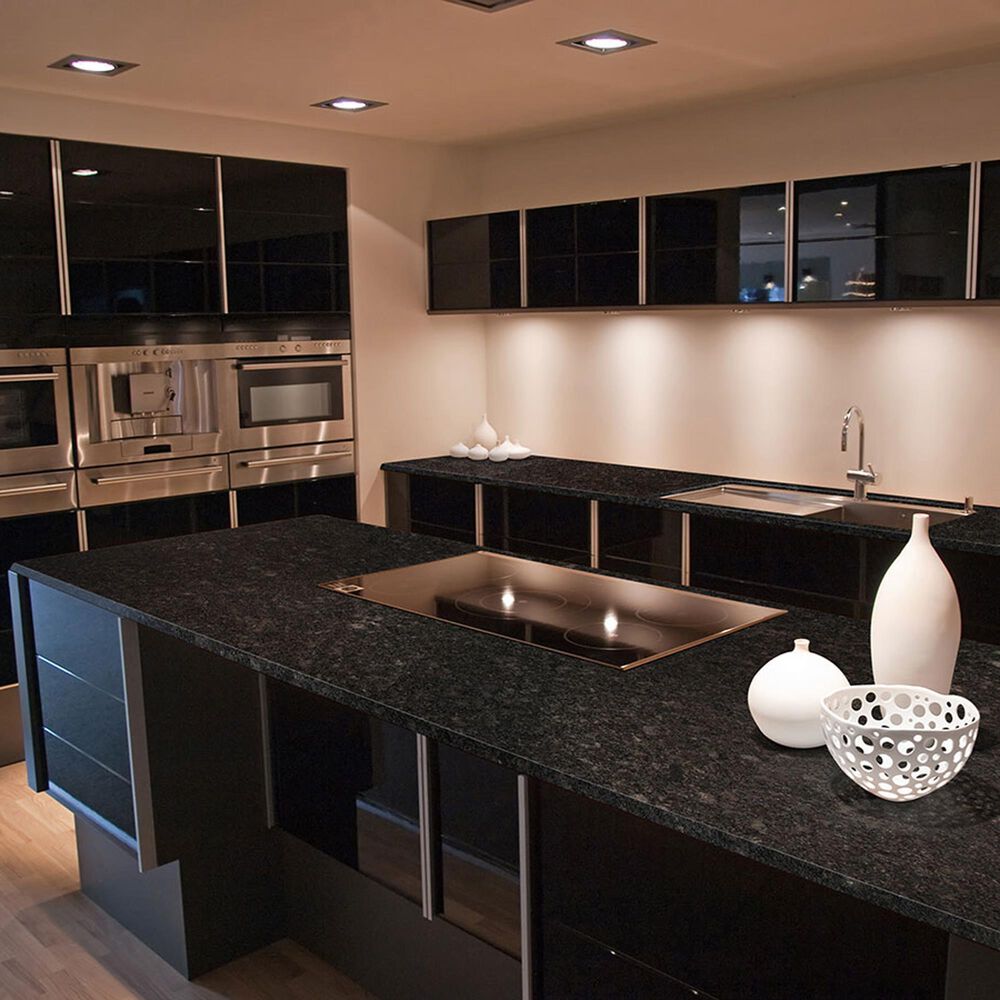 NFM Custom Countertops Steel Grey 3cm Granite Countertop, , large