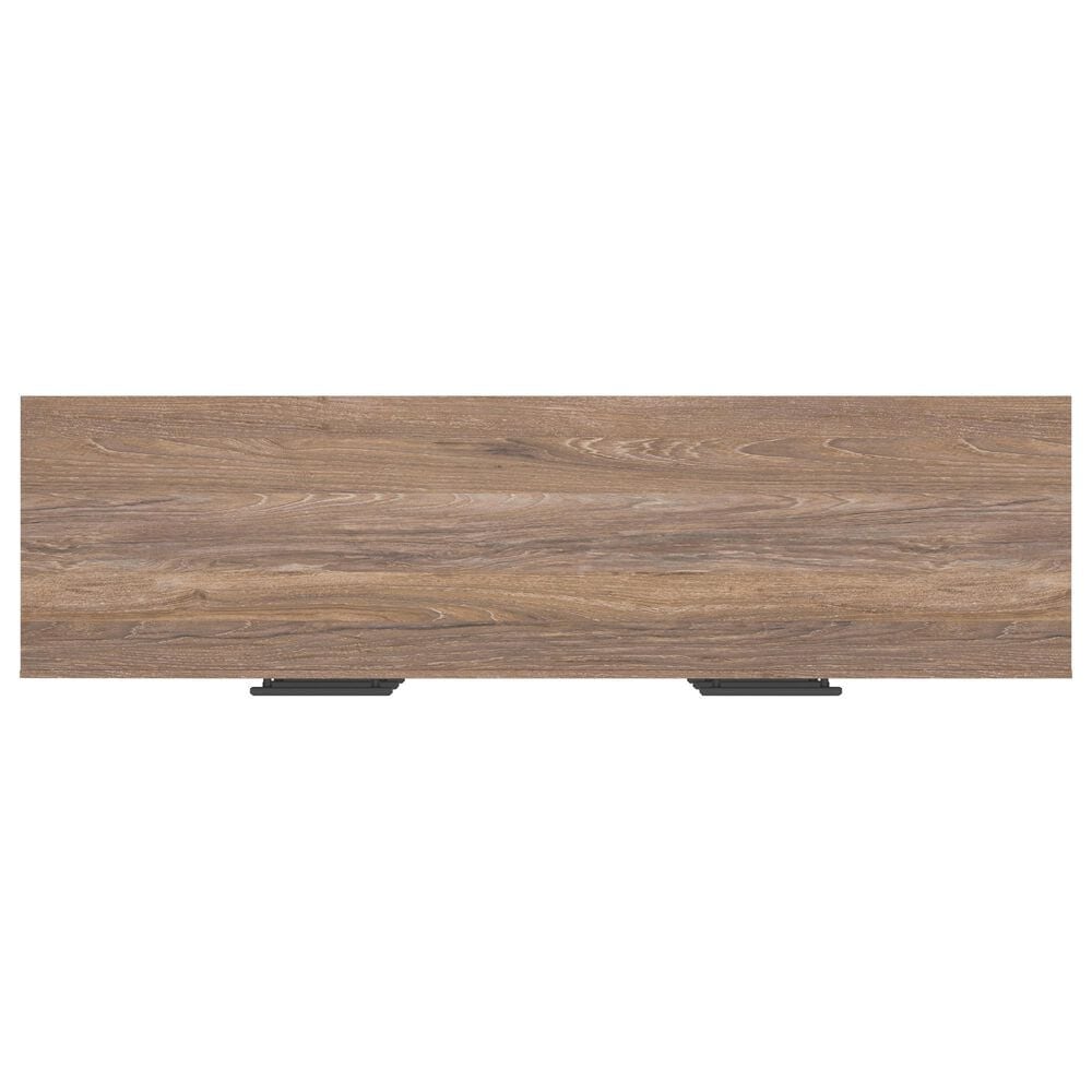 Ashley Sharnari 4-Piece King Bedroom Set in Warm Gray, Brown and Antique White Laminate, , large