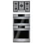 Bosch 800 Series 2-Piece Kitchen Package with 30" Double Combination Oven 30" Gas Cooktop and in Stainless Steel, , large