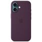 Apple Silicone Case with MagSafe for iPhone 16 in Plum, , large