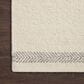 Loloi Reyla 9"3" x 13" Ivory and Silver, , large