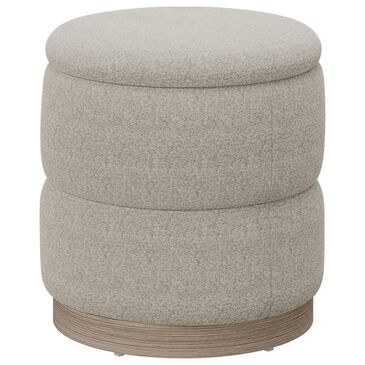 Golden Wave Furniture Dorset Storage Ottoman with Tray in Oat, , large