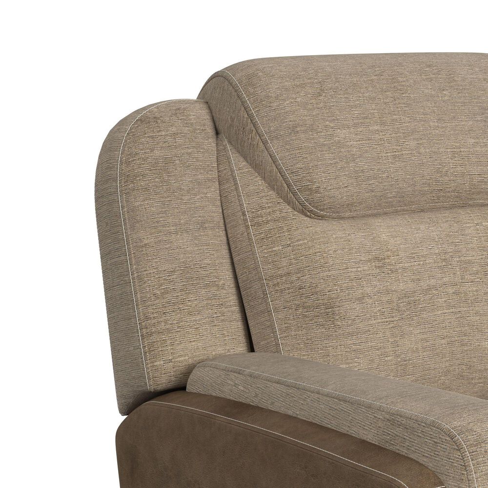 Mayberry Hill Hornet Manual Motion Glider Recliner in Rancho Beige, , large