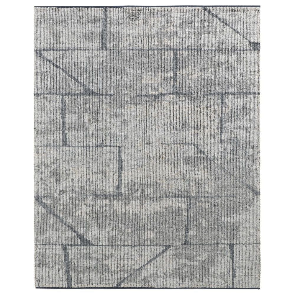 Feizy Alford 5"6" x 8"6" Gray and Charcoal Area Rug, , large