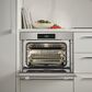 Wolf Appliances 24" Plumbed E Series Transitional Convection Steam Oven in Stainless Steel, , large