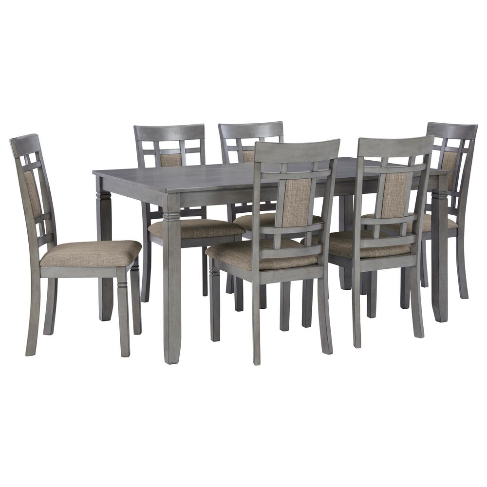 Signature Design by Ashley Jayemyer 7-Piece Dining Set in Charcoal Gray, , large