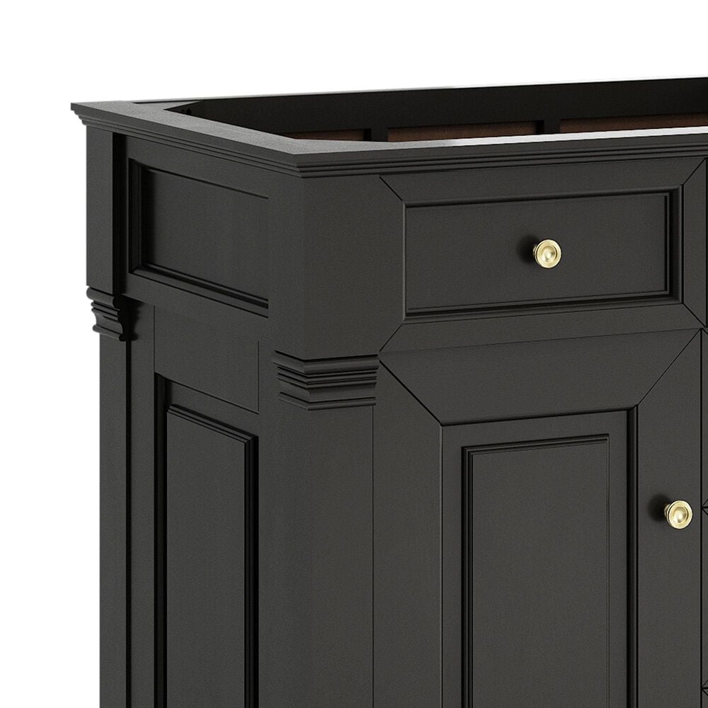 James Martin Vanities Brookfield 36&quot; Single Bathroom Vanity Cabinet in Black Onyx, , large