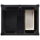 James Martin Vanities Brittany 30" Single Bathroom Vanity in Black Onyx with 3 cm Charcoal Soapstone Quartz Top and Rectangle Sink, , large
