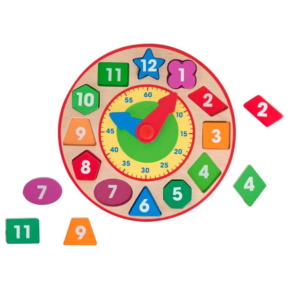 Melissa & Doug Shape Sorting Clock, , large