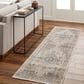 Surya Aida AAD-2307 2"7" x 9" Beige, Medium Gray, Tan, Ivory, Deep Teal and Charcoal Runner, , large