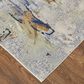 Feizy Clio 2"9" x 7"10" Blue and Multicolor Runner, , large