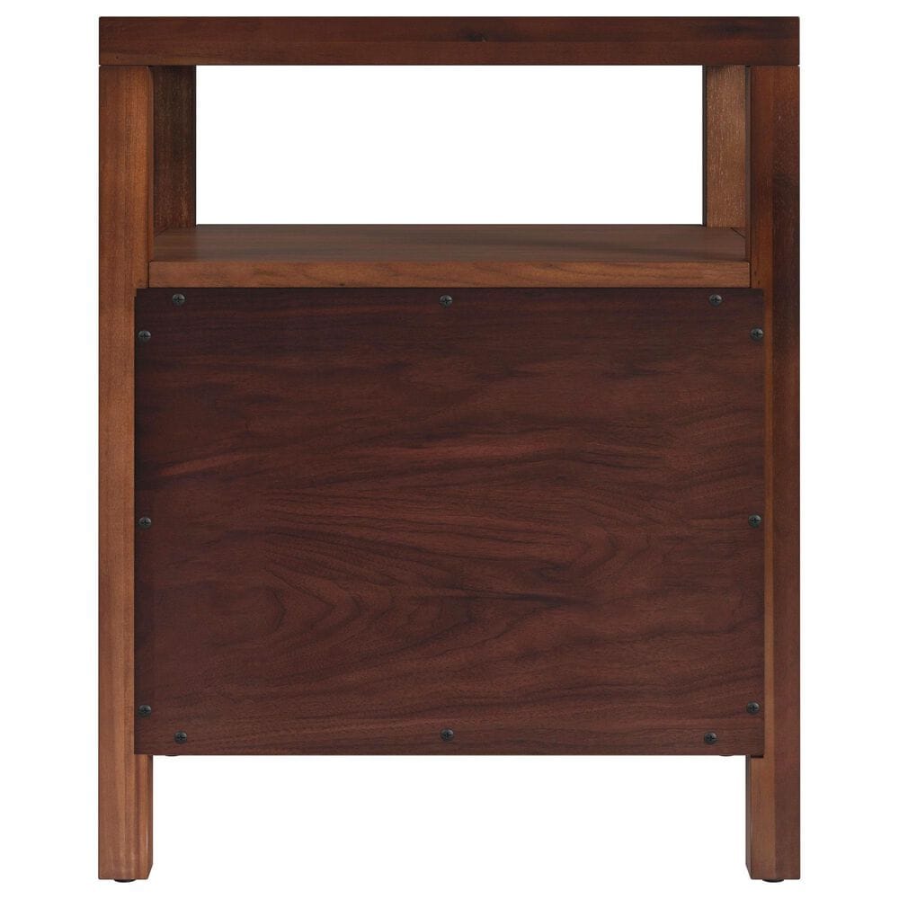 Butler Specialty Company Nora 2 Drawer Nightstand with Open Shelf in Walnut, , large