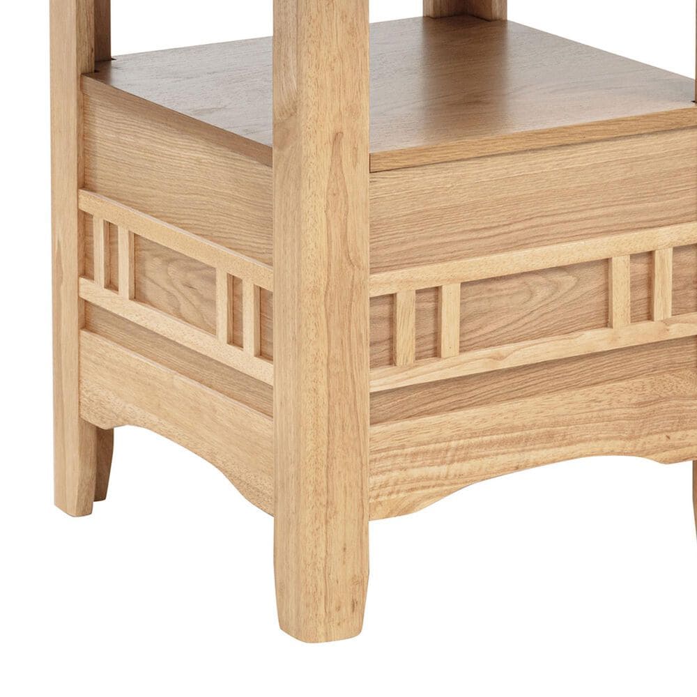 Pacific Landing Lavon 5-Piece Oval Counter Height Dining Set in Light Oak, , large