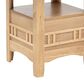 Pacific Landing Lavon 5-Piece Oval Counter Height Dining Set in Light Oak, , large