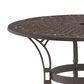 Homestyles Sanibel 5-Piece 48" Dining Set with Swivel Chairs in Brown, , large