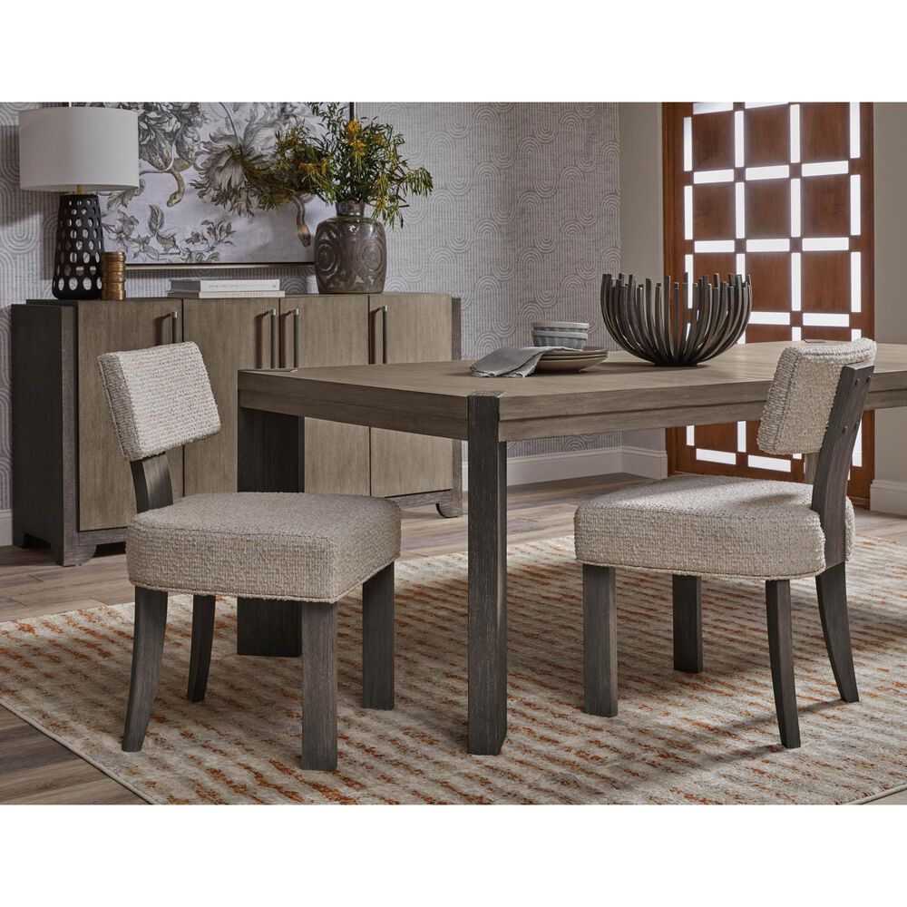 Chapel Hill Anderson Park Dark Dining Table in Moose Trail and Frontier Brown - Table Only, , large