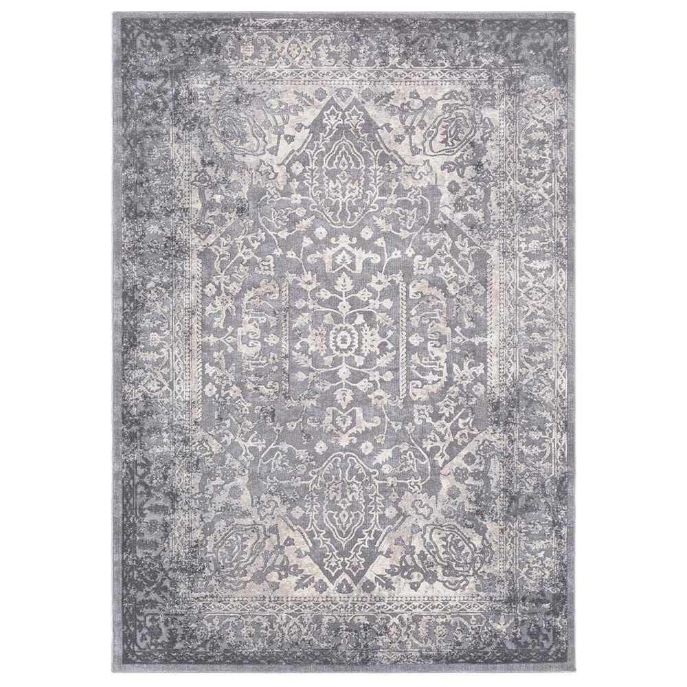 Surya Tibetan TBT-2300 2" x 3" Charcoal, Ivory and Khaki Scatter Rug, , large
