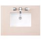 James Martin Vanities Amberly 30" Single Bathroom Vanity in Walnut with 3 cm Eternal Marfil Quartz Top and Rectangular Sink, , large