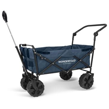 Wonderfold Utility Push and Pull Folding Wagon in Blue, , large