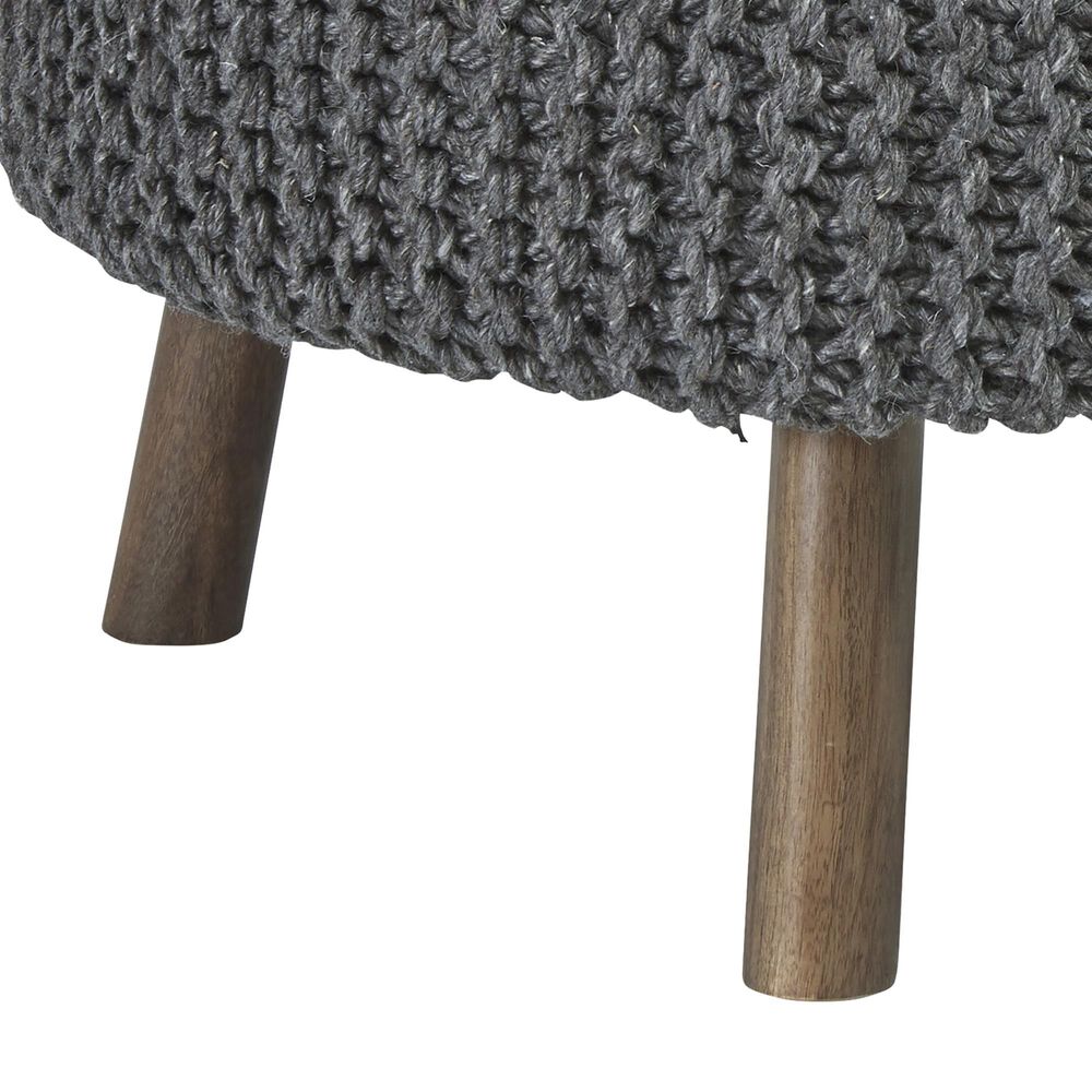 Ashley Jassmyn Oversized Accent Ottoman in Charcoal, , large