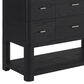 James Martin Vanities Lucian 48" Single Vanity in Carbon Oak with 3 cm White Zeus Quartz Top, , large