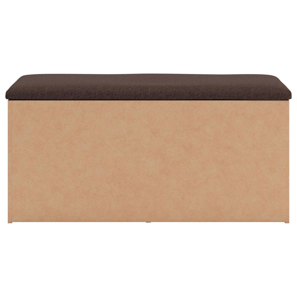 Ashley Kinlanni Storage Bench with Brown Cushion in Tan, , large