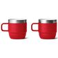YETI Rambler 6 Oz Stackable Mug in Rescue Red - Set of 2, , large