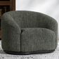 Classic Home Beverly Swivel Chair in Antique Green, , large