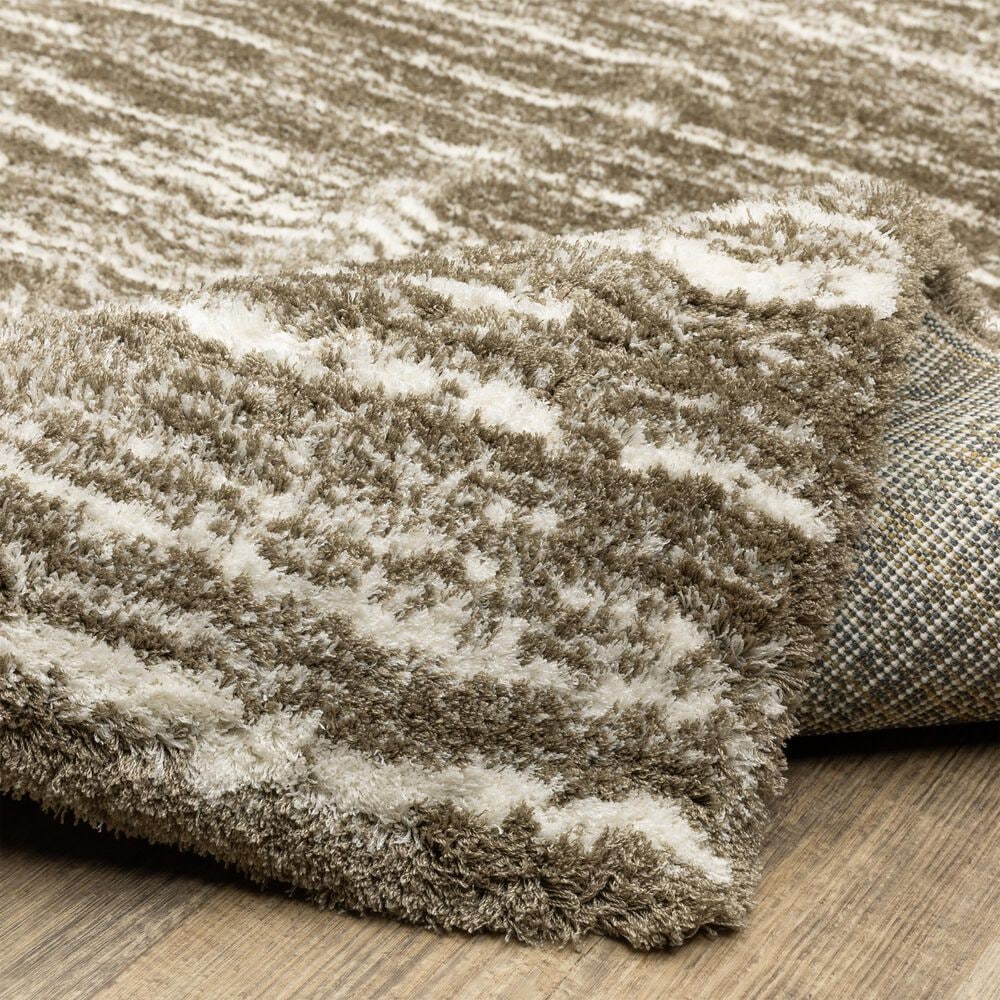 Oriental Weavers Galileo GAL05 Brown and Ivory 2&#39; x 3&#39; Area Rug, , large