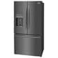 Frigidaire Gallery 22.6 Cu. Ft. Counter-Depth French Door Refrigerator in Black Stainless Steel, , large