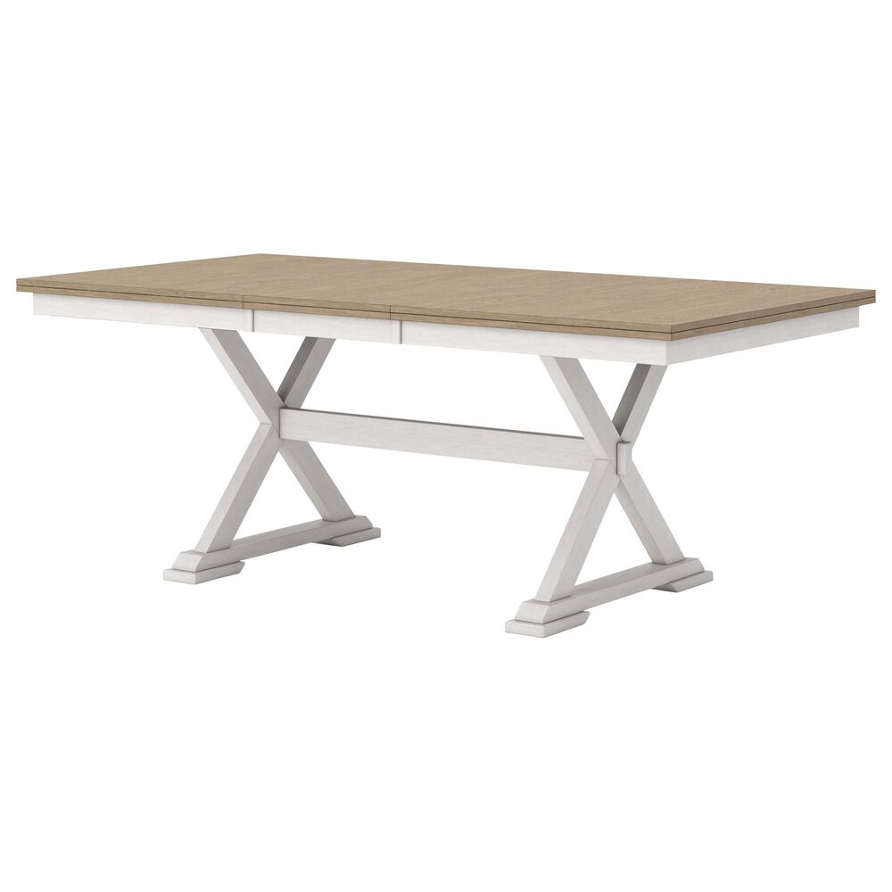 Ashley Purlaney Dining Table in Antique White and Natural - Table Only, , large