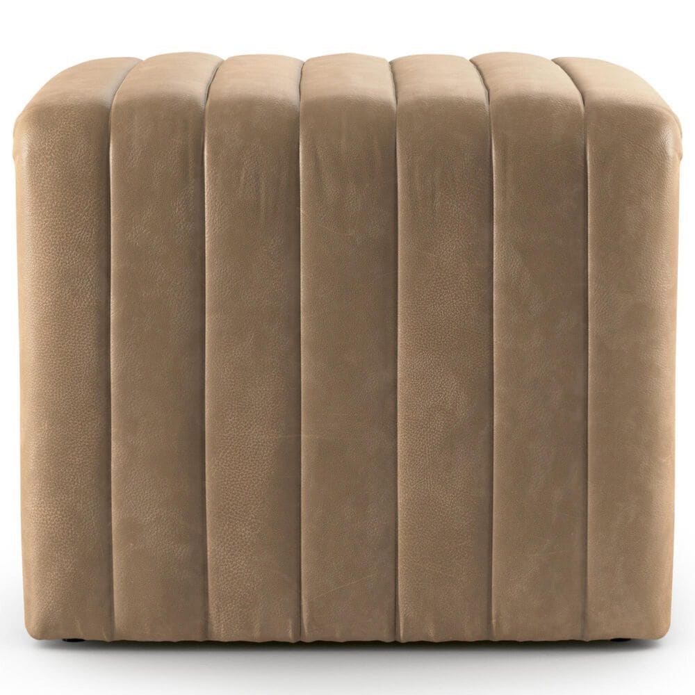 Four Hands Augustine 21&quot; Square Ottoman in Palermo Drift, , large
