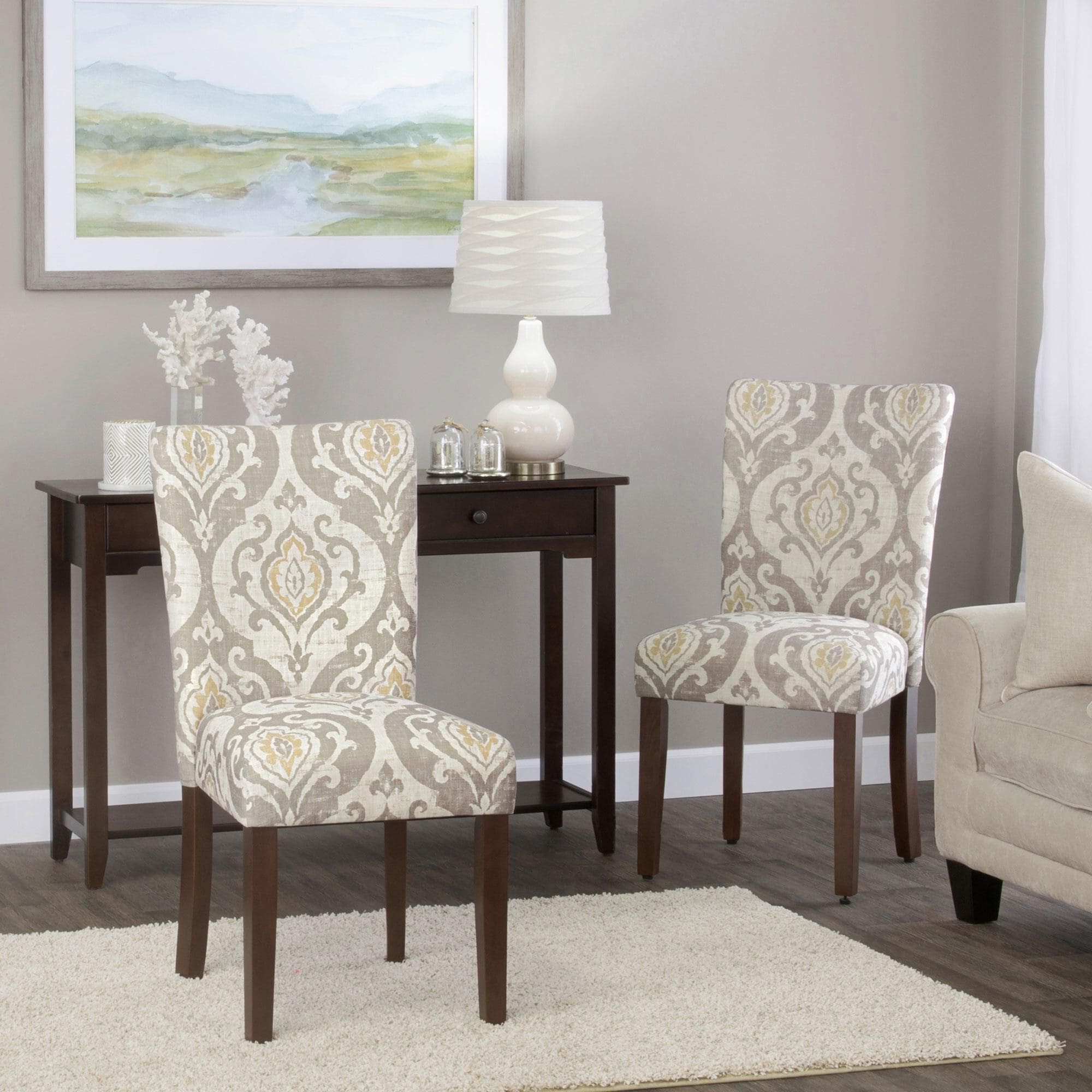 Taupe dining best sale chair covers