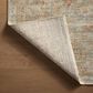 Loloi Heritage 12" x 12" Square Aqua and Terracotta Area Rug, , large
