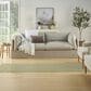 Nourison Courtyard Ivory and Green 2"2" x 8" Indoor/Outdoor Runner, , large