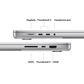 Apple MacBook Pro 16-inch Laptop 14 Core - M4 Max chip - 48GB Memory - 1TB SSD - Silver (Latest Model), , large