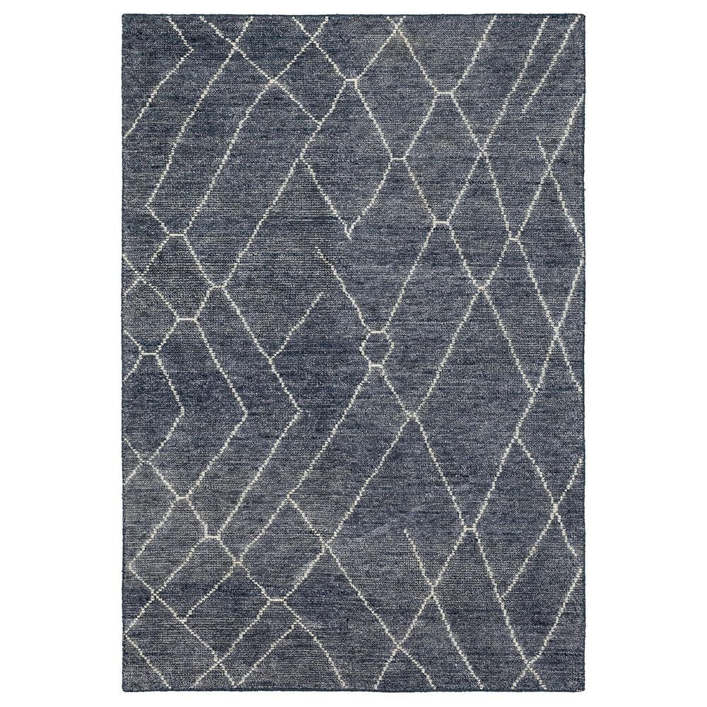 Karastan Tangier RG192-3259 8" x 10" Spartel Blue Steel Area Rug, , large
